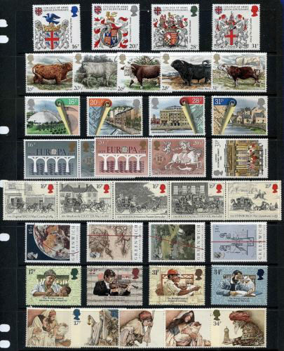 1984 GB - * Year Set. All Comms from this year * (37) MNH